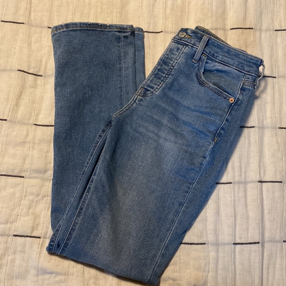 Extra High Waisted Kicker Boot Cut Jean - Picture 2 of 6